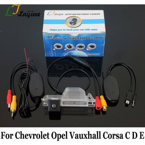 Rearview Camera For Chevrolet Opel Vauxhall Corsa C D E 2000~2019 / RCA AUX Interface HD Night Vision Wireless Reversing Camera