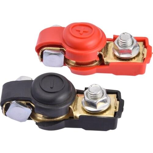 1 Pair Universal 12V Automotive Car Battery Terminal Connector for Car Caravan Boat RV Motorcycle Car Styling Auto Accessories