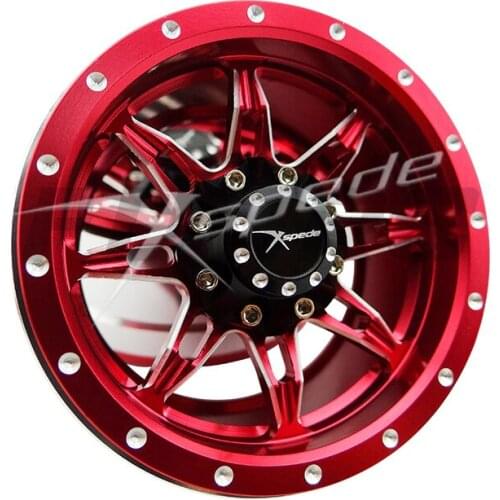 HR Axial SCX10 II 90046 90047 TRX-4 Aluminum Lock Tire Wheels 1.9 Inches-2 Pcs