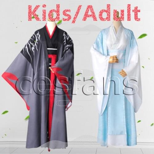 Lan Wangji/Wei Wuxian Cosplay Costumes Mo Dao Zu Shi Original LanZhan Ancient Costume Grandmaster of Demonic Cultivation Costume