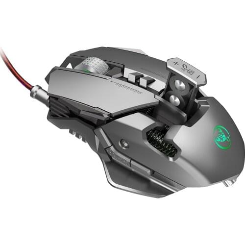 Mechanical Gaming Mouse RGB Lighting Adjustable Up To 6400dpi