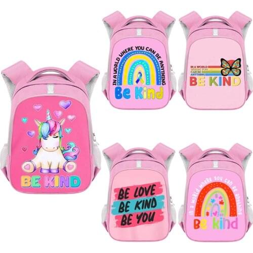 Lovely Unicorn Pretty Rainbow Schoolbag for Teenager Girls Backpack Kid Rucksack Ladies School Bags Computer Backpack Bag Gift