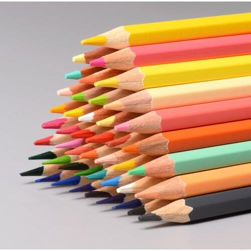 SKYGLORY 12 Colored Pencils Set Pre-Sharpened Oil Color Pencils with Metal Storage Case Art Supplies for Children Students