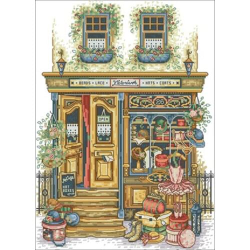 Clothes store patterns counted 11CT 14CT 18CT Cross Stitch Sets DIY Chinese Cross-stitch Kits Embroidery Needlework