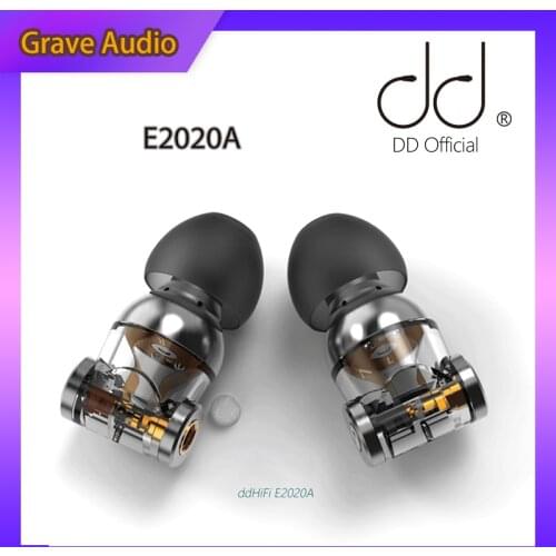 DD ddHiFi E2020A (Janus) MMCX /0.78 Dual Sockets Dynamic In-Ear Monitors Earphones IEM Stock with 2.5mm MMCX OCC Earphone Cable