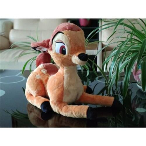 Original Disney Cartooon Bambi High Quality Soft Stuffed Animal Doll Plush Toys Birthday Present For Child 35cm