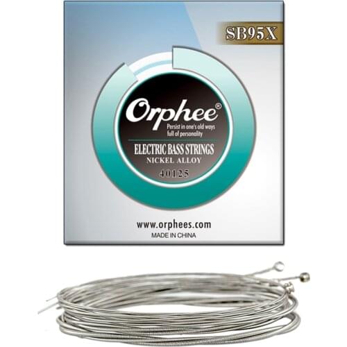 Orphee Electric Bass String Six Angle Steelcore Nickel Alloy 1St-4Th