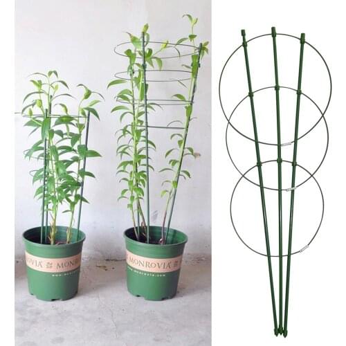 Climbing Plant Support Cage Garden Trellis Flowers Stand Rings Tomato Support Durable Creative Climbing Vine Rack Tomato Cage