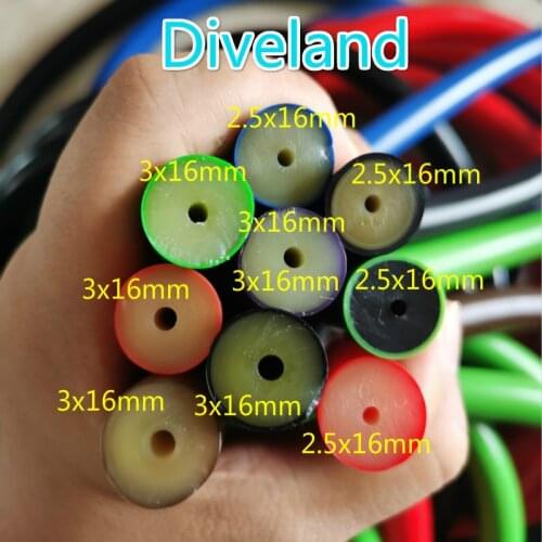 One Year Warranty one meter 3*16mm spearfishing sling speargun bands rubber tube nature latex Dia band spearfishing equipment
