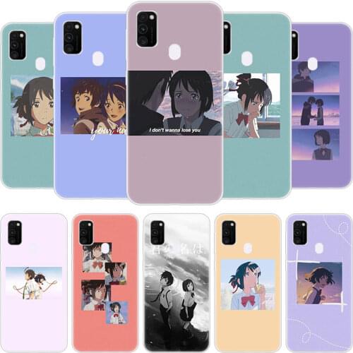 Anime your name Soft Case for Samsung Galaxy F41 M01 Core M02S M12 M21S M30S M31S M42 M51 M62 A6 A7 A8 Plus 2018 Silicone Cover