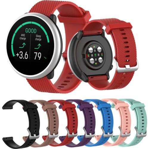 Silicone Strap For Polar Ignite / Vantage M Smart Watch For Amazfit Gtr 47mm /42mm Wrist Band For Samsung Gear S3 For Watch GT