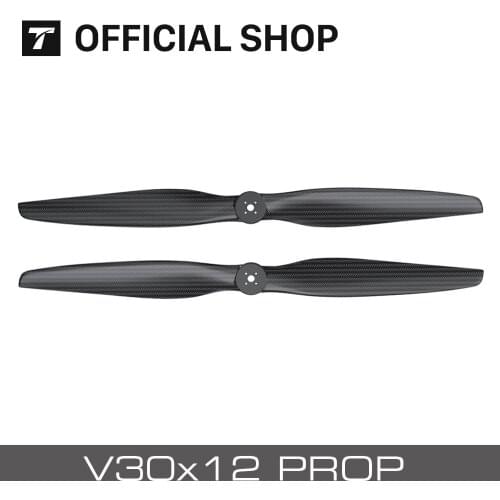 T-motor V30*12 Prop V18x7.2 V22x7.4 V26x8.7 V30x12 V32x12.8 V34x13.6 V40x16 Inch Carbon Fiber Propeller for Vtol Airplane