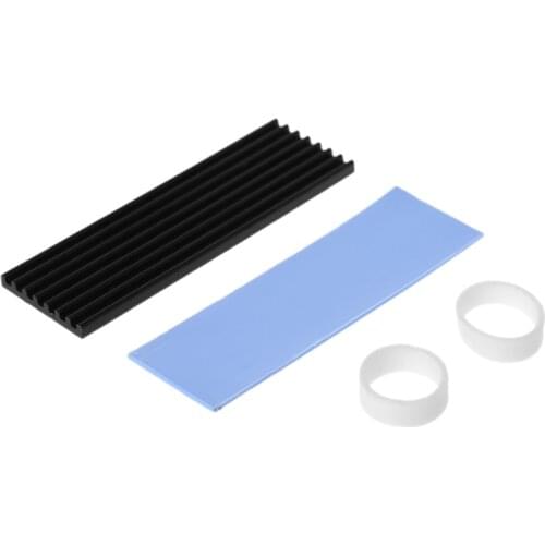 Pure Aluminum Cooling Heatsink Thermal Pad For N80 NVME M.2 NGFF 2280 PCI-E SSD