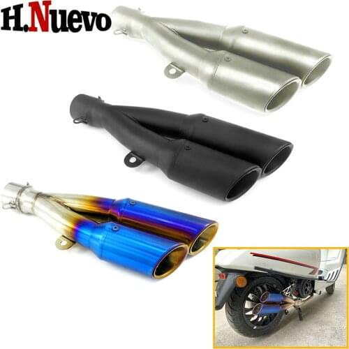 Motorcycle Exhaust Pipe Rear Muffler Stainless Steel Caliper Bracket For Vespa Sprint150 Sprint Primavera 150 Double Hole