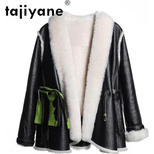 Winter and Coats Jackets Women Fur Coat Woman Natural Wool Fur Jacket Female Sheepskin Clothes Mujeres Abrigos TN1378