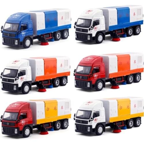 1:50 alloy pull back garbage truck model,rollover garbage truck toy,high simulation childrens toy,free shipping