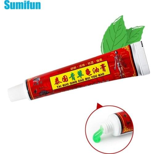 1Pcs Snake Oil Pain Relief Ointment Chinese Herbal Cream Green Oil for Rheumatoid Arthritis Joint Muscle Rub Medical Plaster