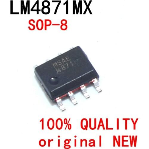 10pcs/lot LM4871MX SOP8 LM4871 SOP 4871 SOP-8 In Stock