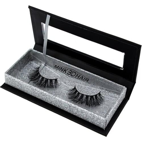 100pcs whole sale 3d mink lash boxes packaging eyelash box custom logo faux cils empty case eyelashes extension container vendor