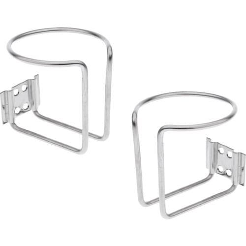 2 Pieces / Set Boat Ring Cup Holder Stainless Steel Ringlike Drink Holder