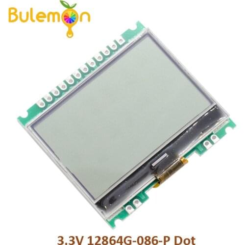 2pcs/lot 3.3V 12864G-086-P Dot Matrix Module 12864 LCD Dispaly Module with Backlight COG