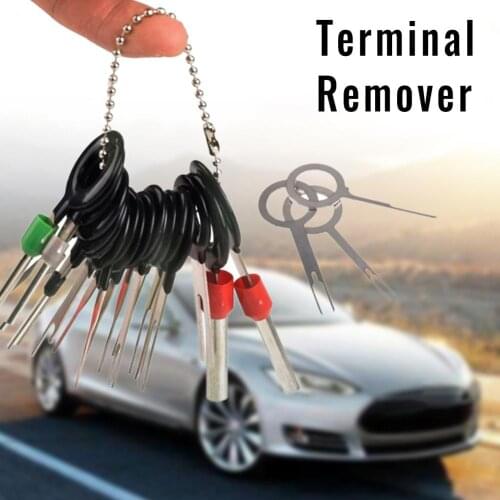 26Pcs Car Terminal Removal Electrical Wiring Crimp Connector Pin Extractor Kit Automobiles Terminal Repair Hand Tools