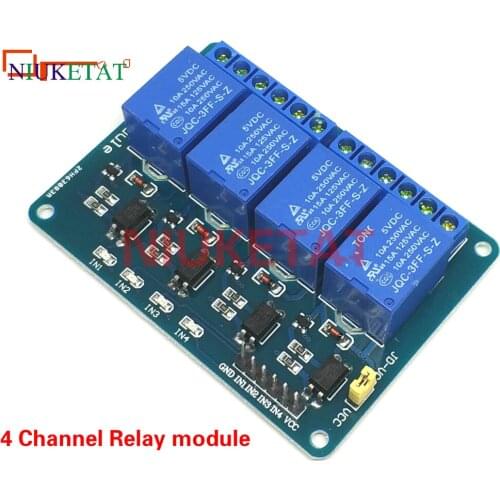 4 Channel Relay relay expansion board 4 channel 5V 4-Channel Relay 5V 4-road relay module Free shipping