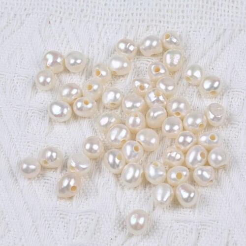 8-9mm Potato Shape Loose Bead Big Hole Size For Braided Wax String Or Leather Bracelets