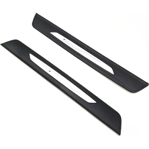Car Styling Led Door Sill Scuff Plate Guard Sills Protector Trim For BMW F20 F45 F30 F31 F35 F36 X3 F25 X4 F26 X1 E84 F48 F10