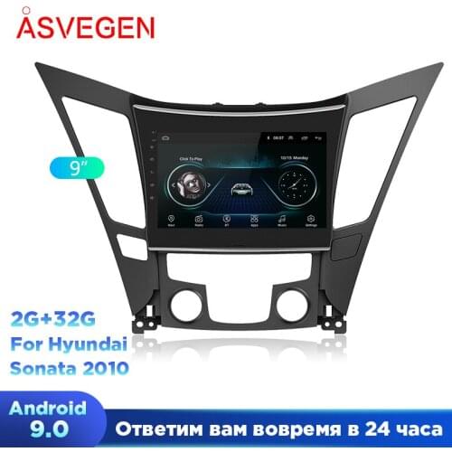 Android 9.0 Car Video Player For Hyundai Sonata 2010 WIFI GPS Navigation Auto Car Multimedia Radio Stereo Multimedia Player