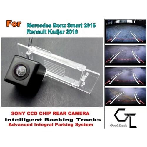 CCD For Benz Smart Fortwo 2015 Renault Kadjar 2016 HD Car Back Up camera Night Vision Parking Assistance Tracks Module