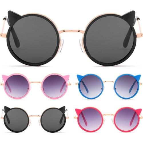 Kids Sunglasses Girls Brand Cat Eye Children Glasses Boys UV400 Lens Baby Sun glasses Cute Eyewear Shades Goggles