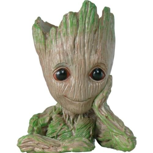 Flowerpot Flower Pot Planter Figurines Tree Man Cute Model Toy Pen Pot Garden Planter Flower Pot Gift