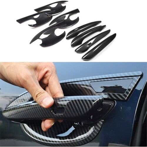 Chrome Car Side Door Handle Covers Trim Sticker Auto Exterior Accessories Styling For Mazda CX30 CX-30 2020