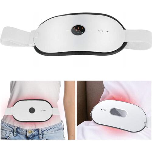 Women Warm Uterus Belt Electric Heating Belt Menstruation Stomach Hot Compress Massager Belt Menstrual Period Heated Waist Pads