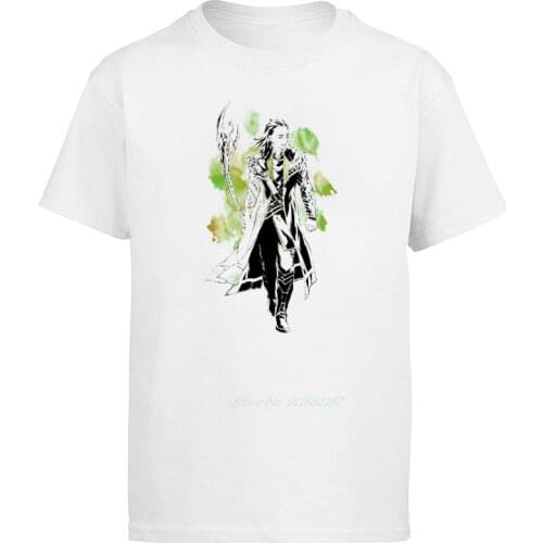 Loki Comics Art mens T shirt fashion harajuku short-sleeved T-shirt Round neck casual T-shirt Hip hop tops men clothing