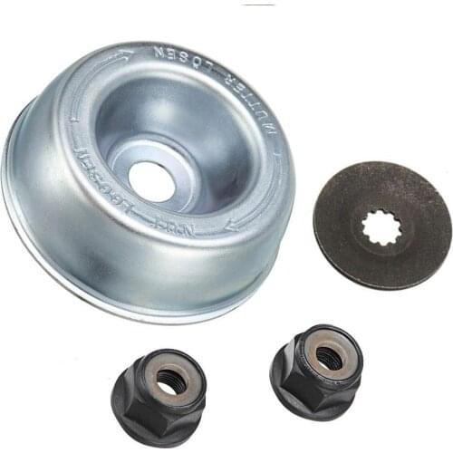 4PCS/Set High Quality Metal Blade Fixing Kit With 2 Sizes Of Nuts Replacement for STIHL Strimmer Brushcutter Adapter Nut