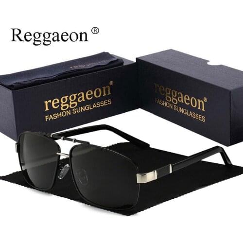 Reggaeon high quality Men Polarized Brand sunglasses elegant Eyewear metal mujer Driving Glasses Oculos De Sol