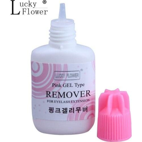 15ml Mild No Irritation Eyelash Glue Remover Adhesive Remover for False Eyelash Extension Makeup Remover Pink Gel Type