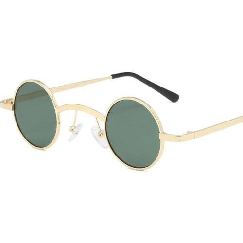 Steampunk Sunglasses Retro Round Sunglasses Street Rock Style Small Frame Glasses