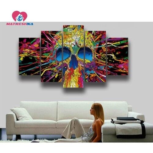 Home decorations mosaic diamond painting Diamond embroidery triptych Pictures of rhinestones Mosaic drawings Hobby crafts gift