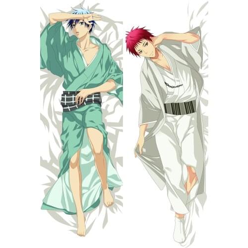 Japanese Coscase Anime Kuroko No Basketball Murasakibara Atsushi Akashi Seijuro Dakimakura pillow cover Hugging Body pillowcase