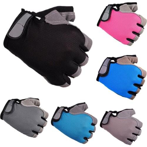 1Pair Half Finger Cycling Gloves Anti-Slip Gel Bicycle Riding Gloves Anti Slip For MTB Road Mountain Bike Glove Anti Shock