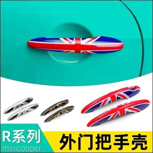 2pcs/Set UK Design Car Exterior Door Handle Cover Trim ABS Car styling Fits For MINI Cooper R50 R56 R60