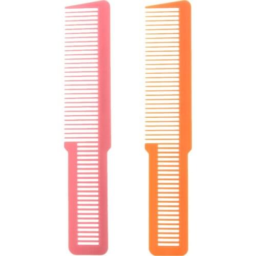 2x Barbers Flat Top Hair Clipper Comb Styling Hair Cuts 8" Long Static-free