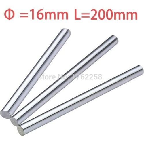 4PCS 16mm x 200mm Linear Shaft 3D Printer Cylinder Liner Rail Axis CNC Parts