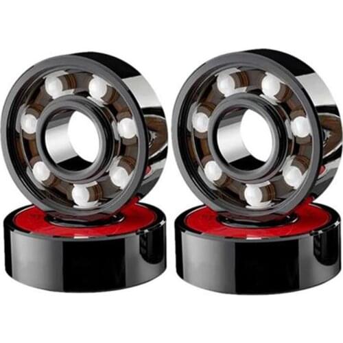 4 Pcs Ceramic Bearings High Speed Wear Resistant for Skate Skateboard Wheel