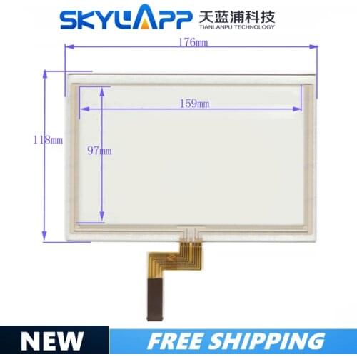 7 inch industrial control touch screen KDT5175 for cubbison Kunlun pass display control 6 line 10 line 7.5 inch resistance scree