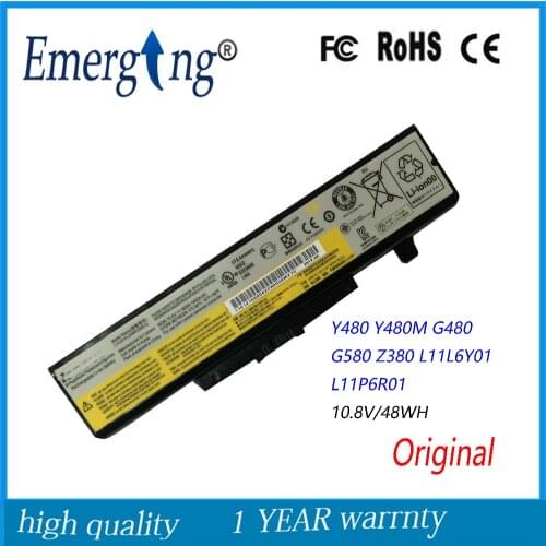 10.8V 48WH Original New Laptop Battery for Lenovo IdeaPad B560A Y460 Y460A Y560 V560A L09N6D16 57Y6440 L09S6D16