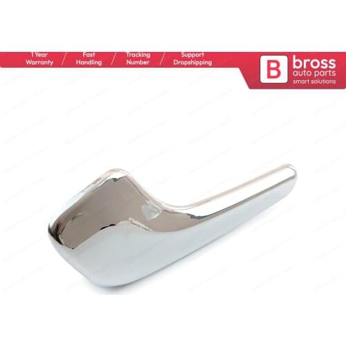 BDP219 Aluminum Plated Plastic Stainless Interior Door Handle for Opel Corsa D 2006-2014; 13297813 Front or Rear Left Doors
